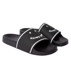 Paul Smith Summit Pool Slides Black Medium NWT